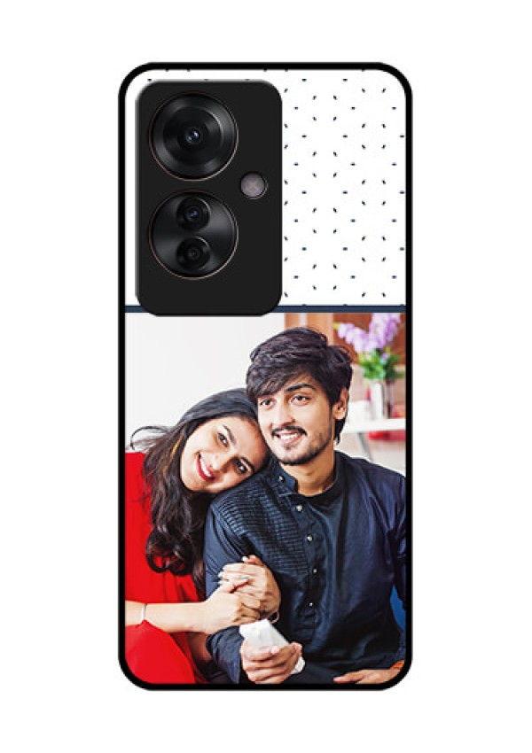 Oppo F25 Pro 5G Custom Glass Phone Case - Premium Dot Design