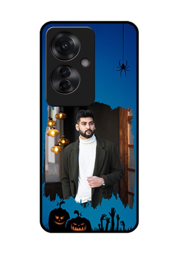 Oppo F25 Pro 5G Custom Glass Phone Case - With Pro Halloween Design