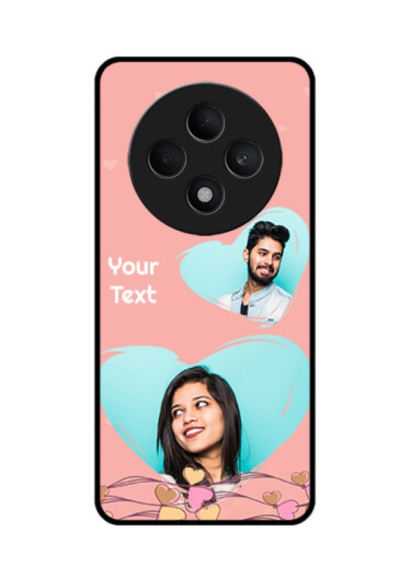 Oppo F27 5G Custom Glass Phone CaseLove Doodle Design