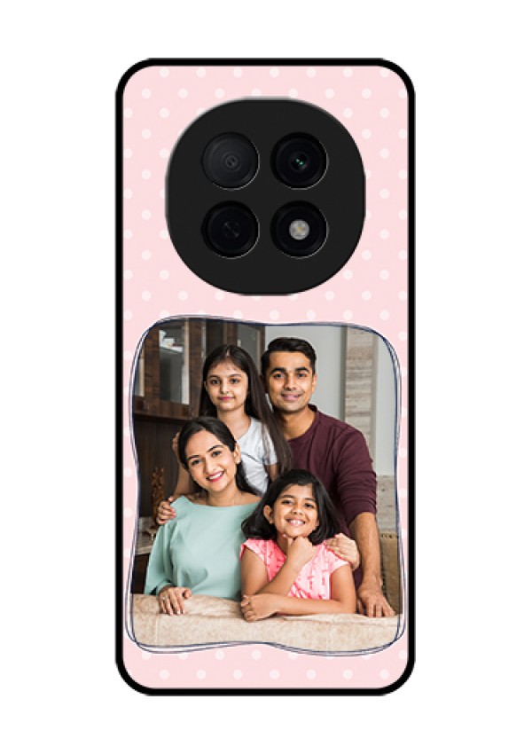 Oppo F29 Pro 5G Custom Glass Phone Case - Family With Dots Design