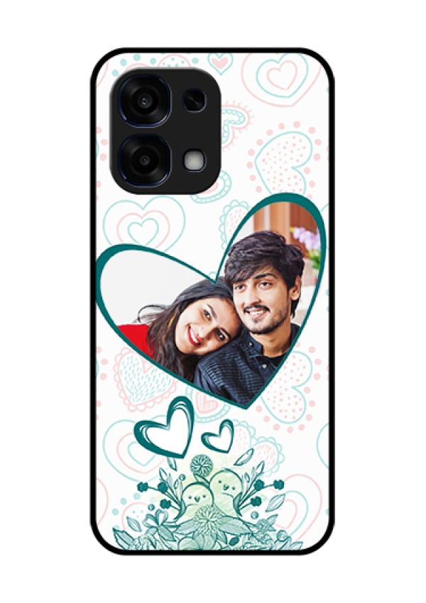 Oppo F31 5G Custom Glass Phone Case - Premium Couple Design