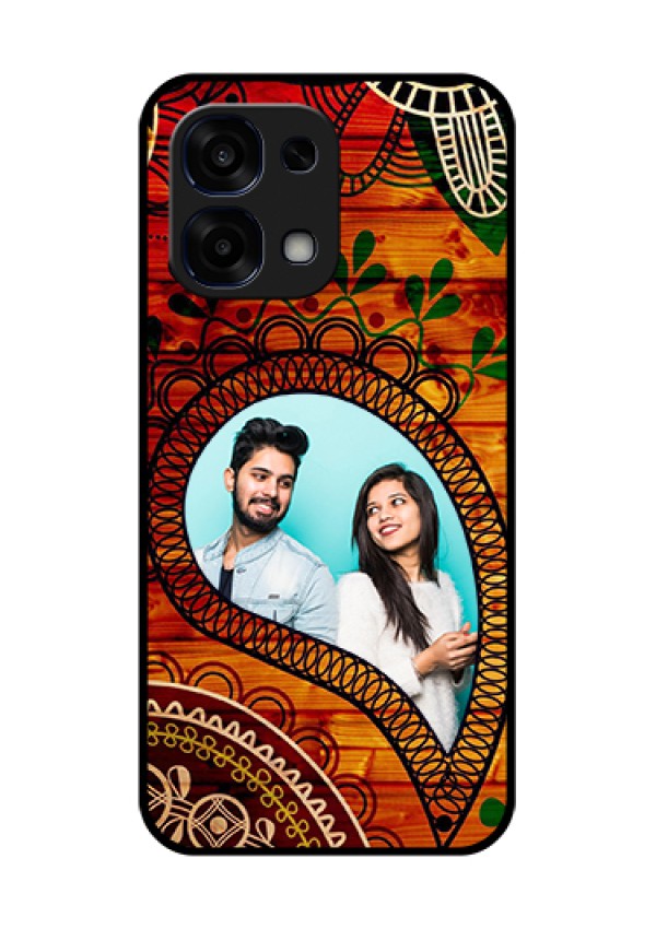 Oppo F31 5G Custom Glass Phone Case - Abstract Colorful Design