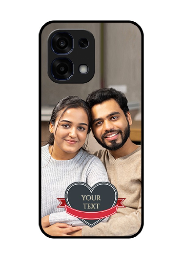 Oppo F31 5G Custom Glass Phone Case - Just Married Couple Design