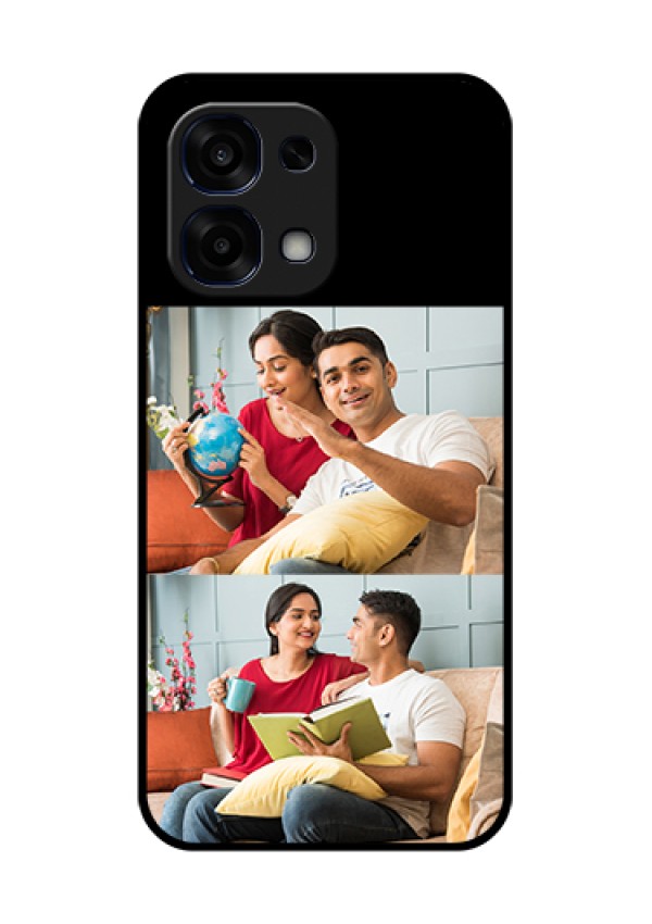Oppo F31 5G Custom Glass Phone Case - 2 Images Design