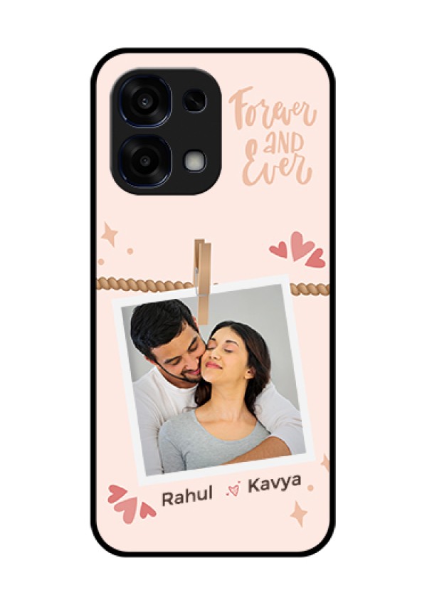 Oppo F31 5G Custom Glass Phone Case - Forever And Ever Love Design