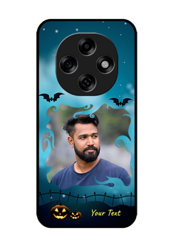 Oppo F31 Pro 5G Custom Glass Phone Case - Halloween Frame Design