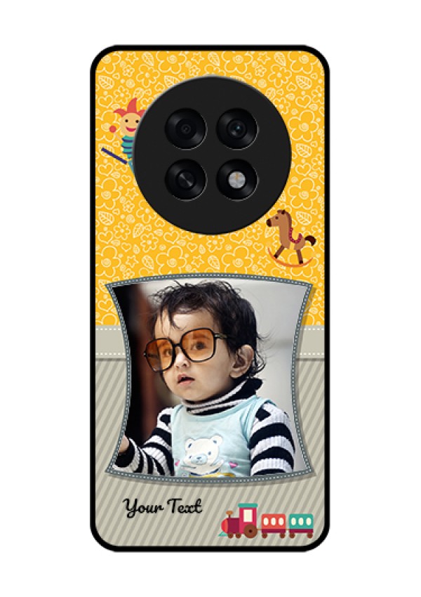 Oppo F31 Pro Plus 5G Custom Glass Phone Case - Baby Picture Upload Design