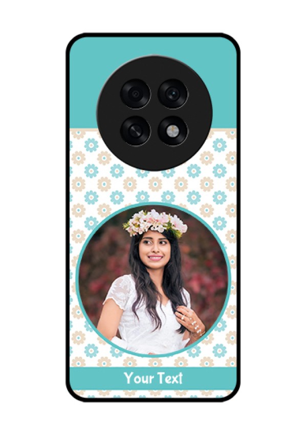 Oppo F31 Pro Plus 5G Custom Glass Phone Case - Beautiful Flowers Design
