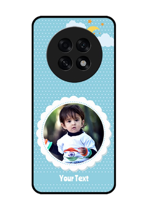 Oppo F31 Pro Plus 5G Custom Glass Phone Case - Violet Pattern Design