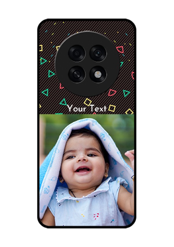 Oppo F31 Pro Plus 5G Custom Glass Phone Case - With Confetti Birthday Design