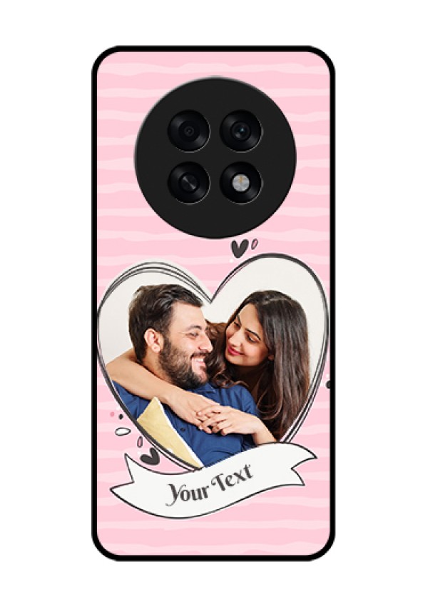 Oppo F31 Pro Plus 5G Custom Glass Phone Case - Vintage Heart Design