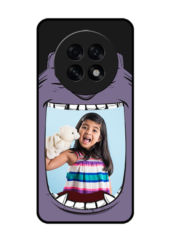 Oppo F31 Pro Plus 5G Custom Glass Phone Case - Angry Monster Design