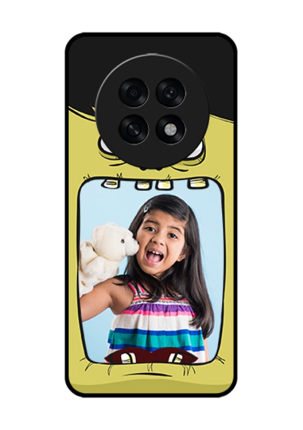 Oppo F31 Pro Plus 5G Custom Glass Phone Case - Cartoon Monster Back Case Design