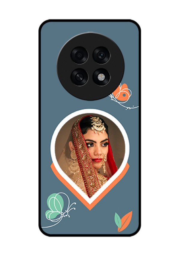 Oppo F31 Pro Plus 5G Custom Glass Phone Case - Droplet Butterflies Design