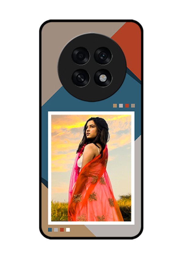 Oppo F31 Pro Plus 5G Custom Glass Phone Case - Retro Color Pallet Design