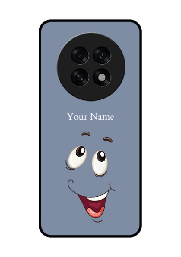 Oppo F31 Pro Plus 5G Custom Glass Phone Case - Laughing Cartoon Face Design