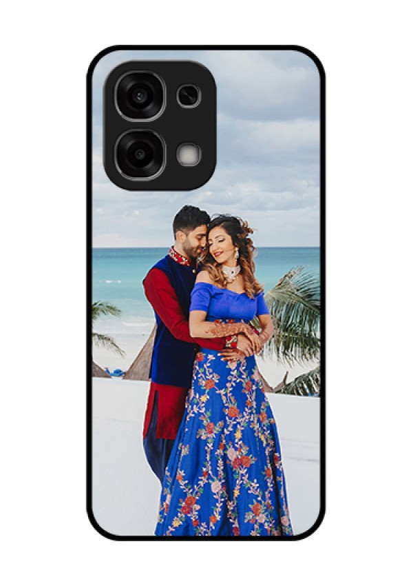 Oppo F33 5G Custom Glass Phone Case - Upload Full Picture Design