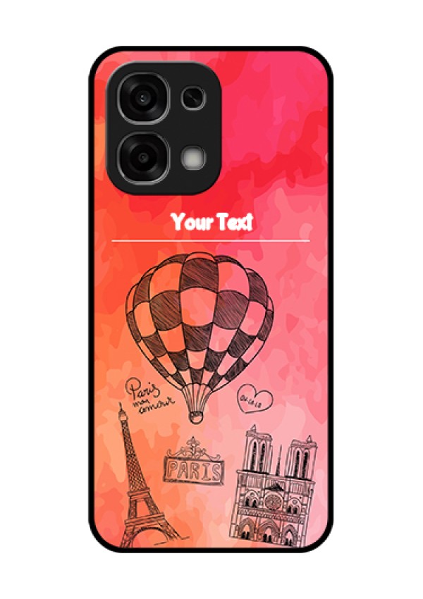 Oppo F33 5G Custom Glass Phone Case - Paris Theme Design