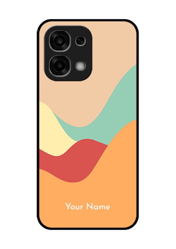 Oppo F33 5G Custom Glass Phone Case - Ocean Waves Multi - Colour Design