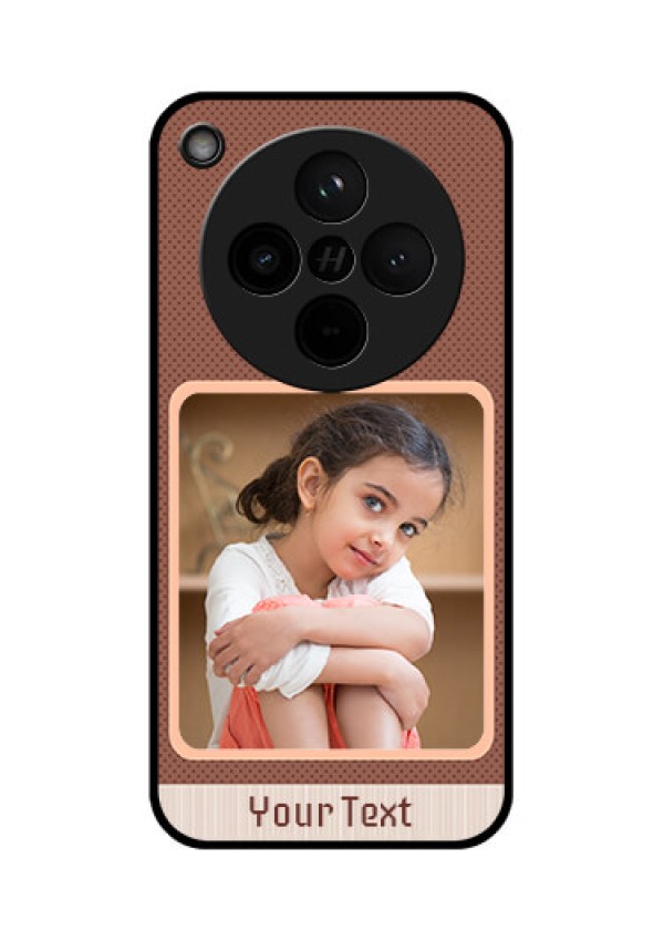 Find X8 5G Custom Glass Phone Case - Simple Pic Upload Design
