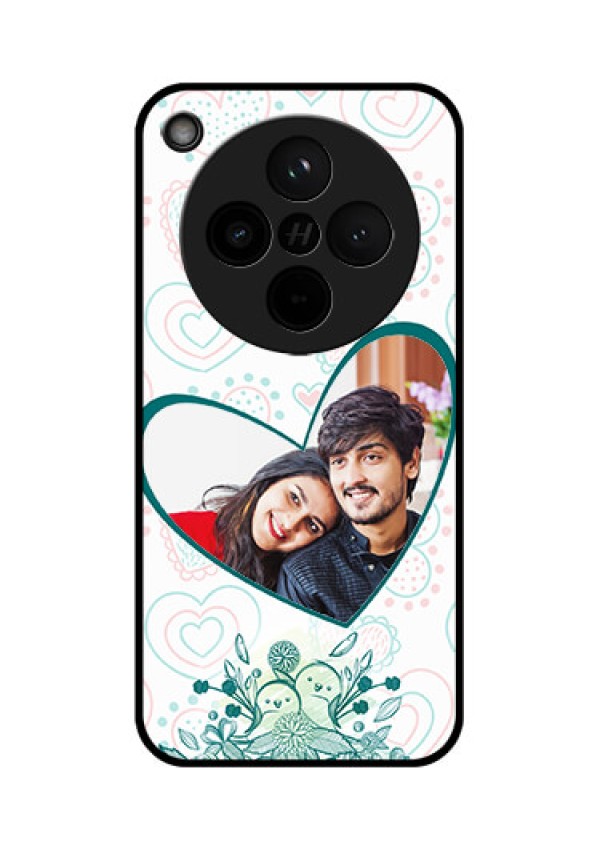 Find X8 5G Custom Glass Phone Case - Premium Couple Design