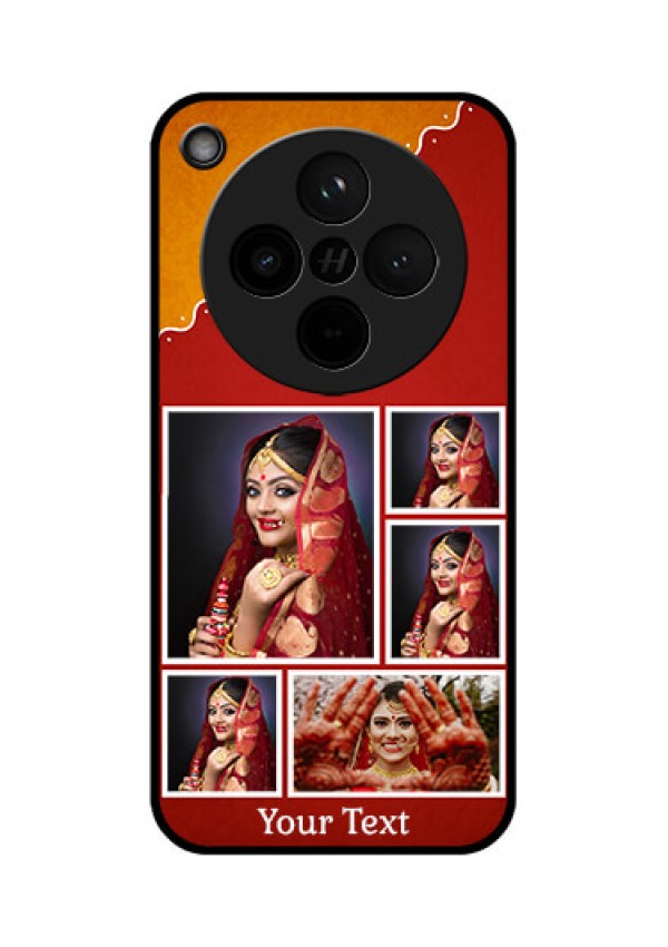 Find X8 5G Custom Glass Phone Case - Wedding Pic Upload Design