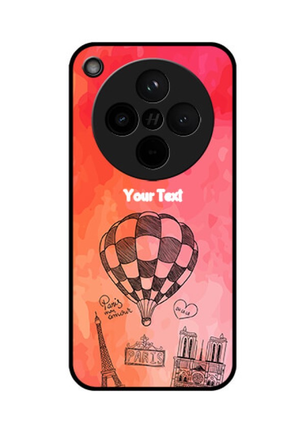 Find X8 5G Custom Glass Phone Case - Paris Theme Design
