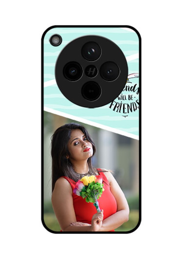 Find X8 5G Custom Glass Phone Case - Friends Picture Icon Design