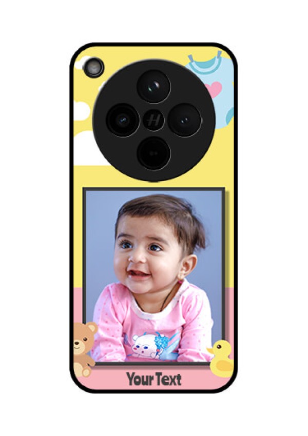 Find X8 5G Custom Glass Phone Case - Kids 2 Color Design