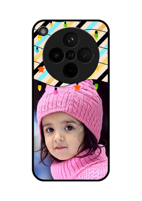 Find X8 5G Custom Glass Phone Case - Lights Hanging Design