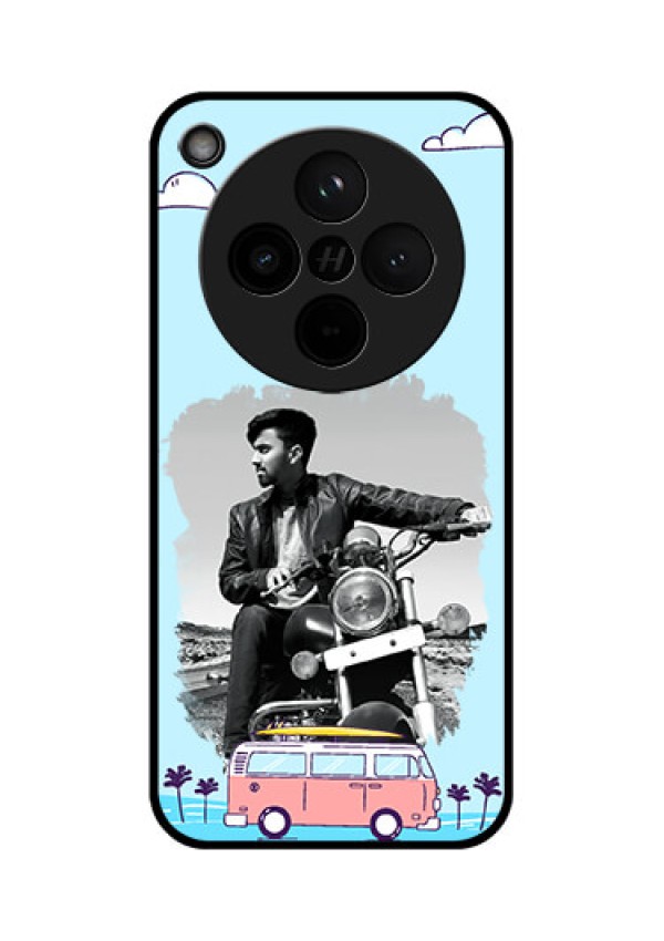 Find X8 5G Custom Glass Phone Case - Travel and Adventure Design