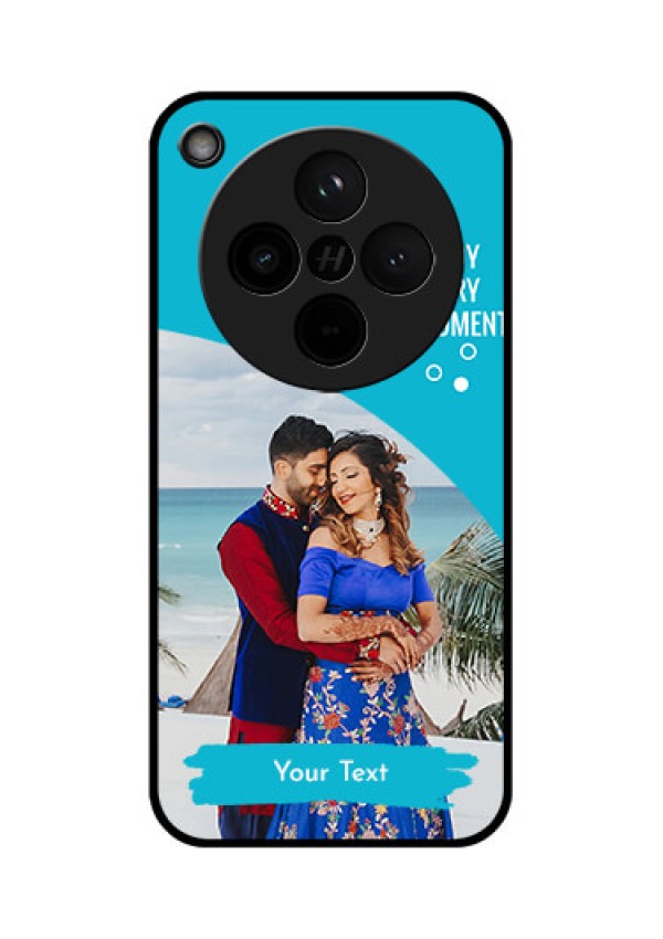 Find X8 5G Custom Glass Phone Case - Happy Moment Design