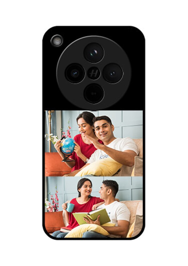 Find X8 5G Custom Glass Phone Case - 2 Images Design