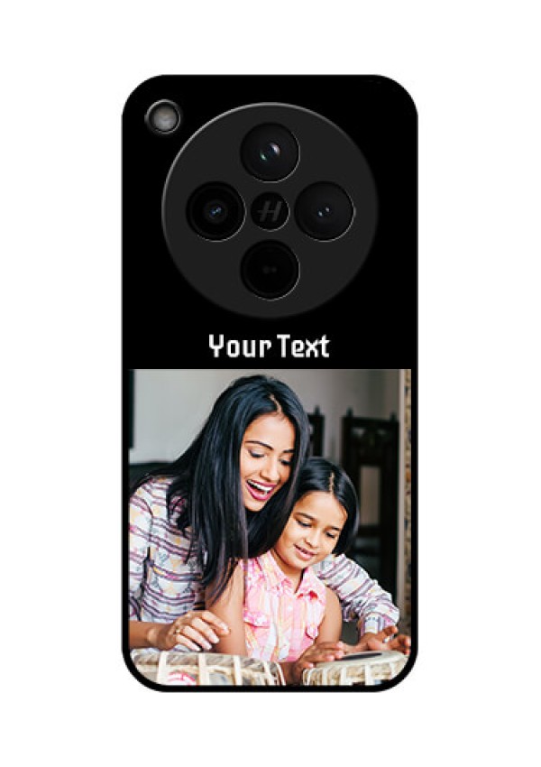 Find X8 5G Custom Glass Phone Case - Photo With Name Design