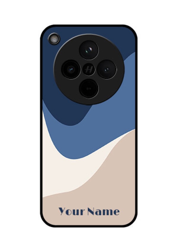 Find X8 5G Custom Glass Phone Case - Abstract Drip Art Design