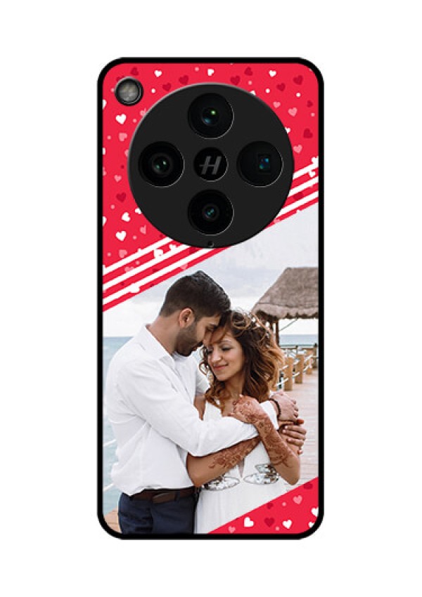 Find X8 Pro 5G Custom Glass Phone Case - Valentines Gift Design