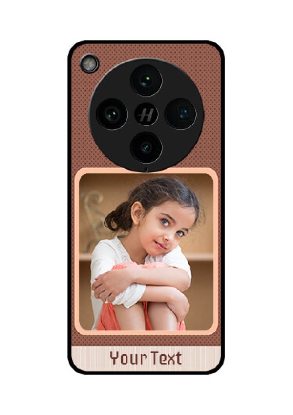 Find X8 Pro 5G Custom Glass Phone Case - Simple Pic Upload Design