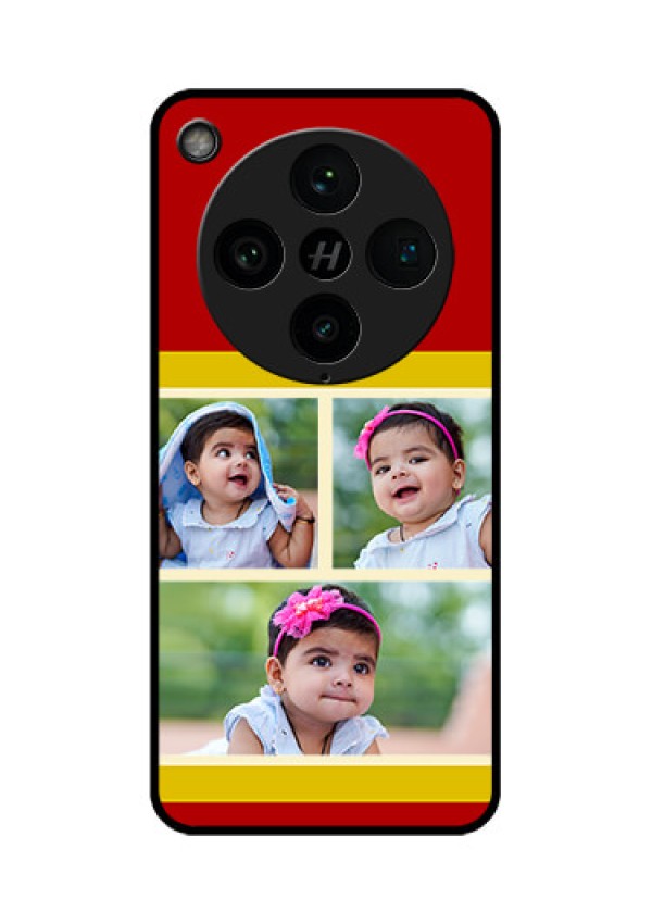 Find X8 Pro 5G Custom Glass Phone Case - Multiple Pic Upload Design