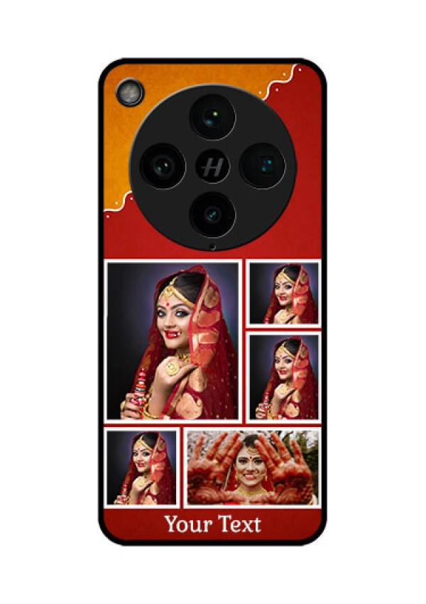 Find X8 Pro 5G Custom Glass Phone Case - Wedding Pic Upload Design