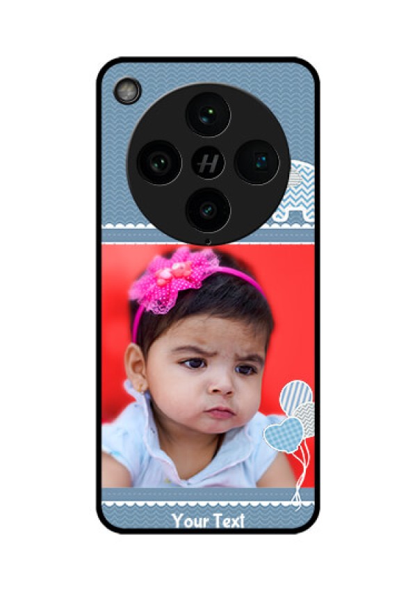 Find X8 Pro 5G Custom Glass Phone Case - With Kids Pattern Design