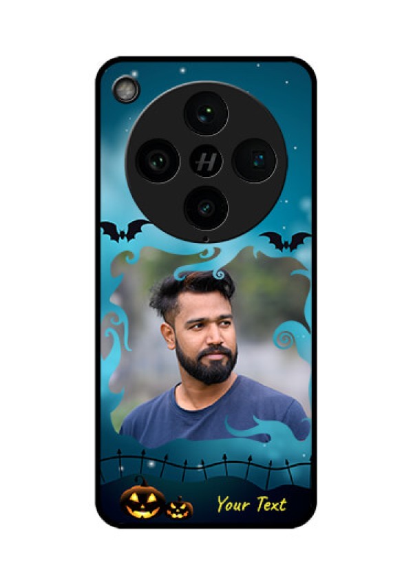 Find X8 Pro 5G Custom Glass Phone Case - Halloween Frame Design