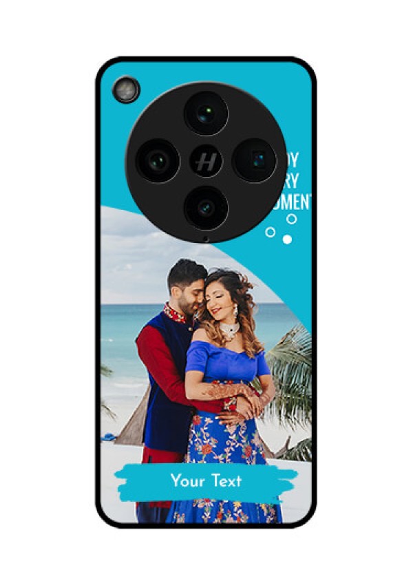 Find X8 Pro 5G Custom Glass Phone Case - Happy Moment Design