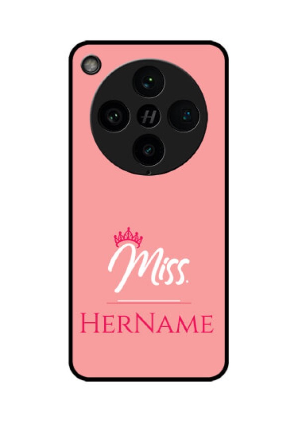 Find X8 Pro 5G Custom Glass Phone Case - Mrs With Name Design