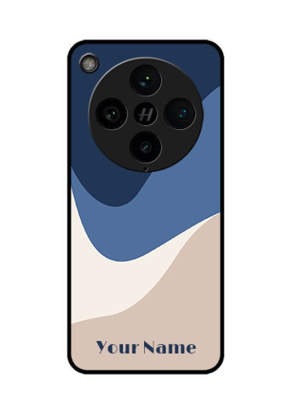 Find X8 Pro 5G Custom Glass Phone Case - Abstract Drip Art Design