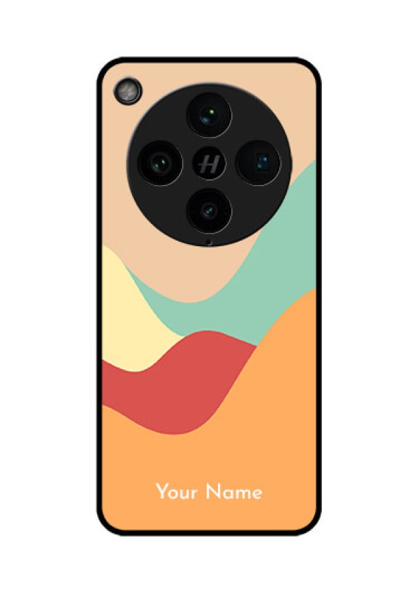Find X8 Pro 5G Custom Glass Phone Case - Ocean Waves Multi - Colour Design