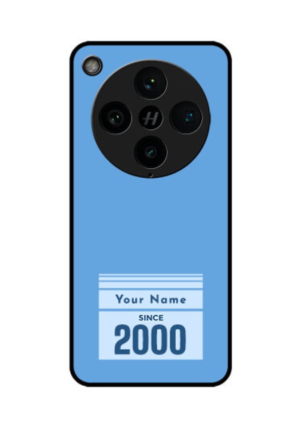 Find X8 Pro 5G Custom Glass Phone Case - Custom Year Of Birth Design