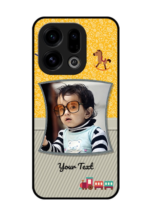 Oppo Find X9 5G Custom Glass Phone Case - Baby Picture Upload Design