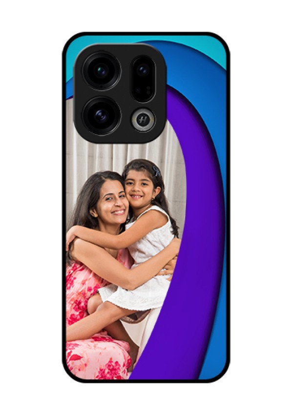Oppo Find X9 5G Custom Glass Phone Case - Simple Pattern Design