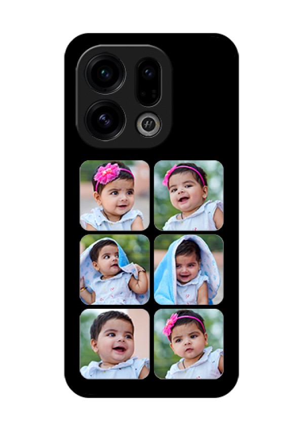 Oppo Find X9 5G Custom Glass Phone Case - Multiple Pictures Design