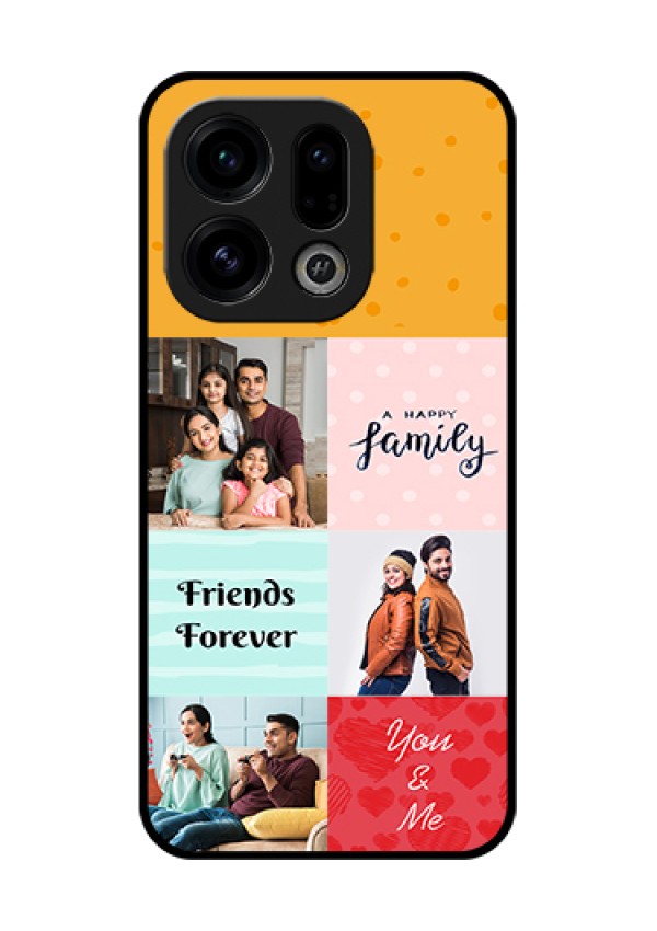 Oppo Find X9 5G Custom Glass Phone Case - Images With Quotes Design